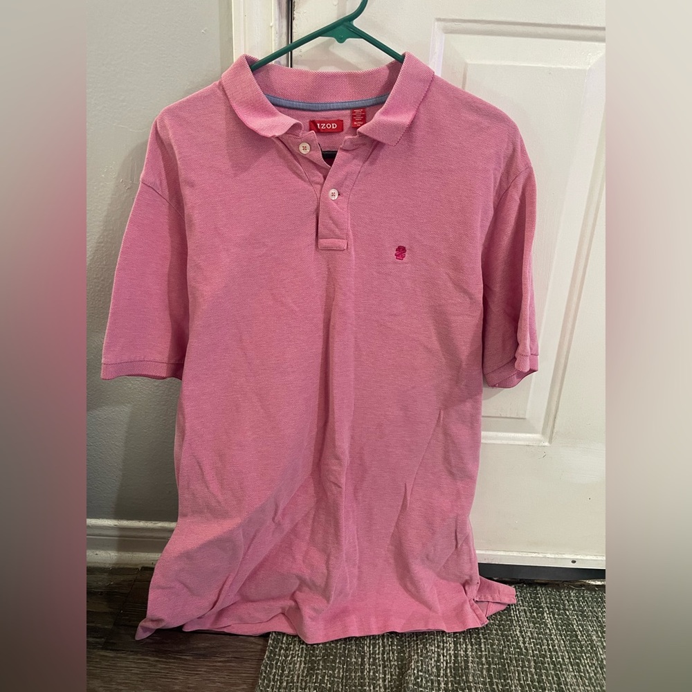 Men’s IZOD Pink Polo Shirt SZ XL